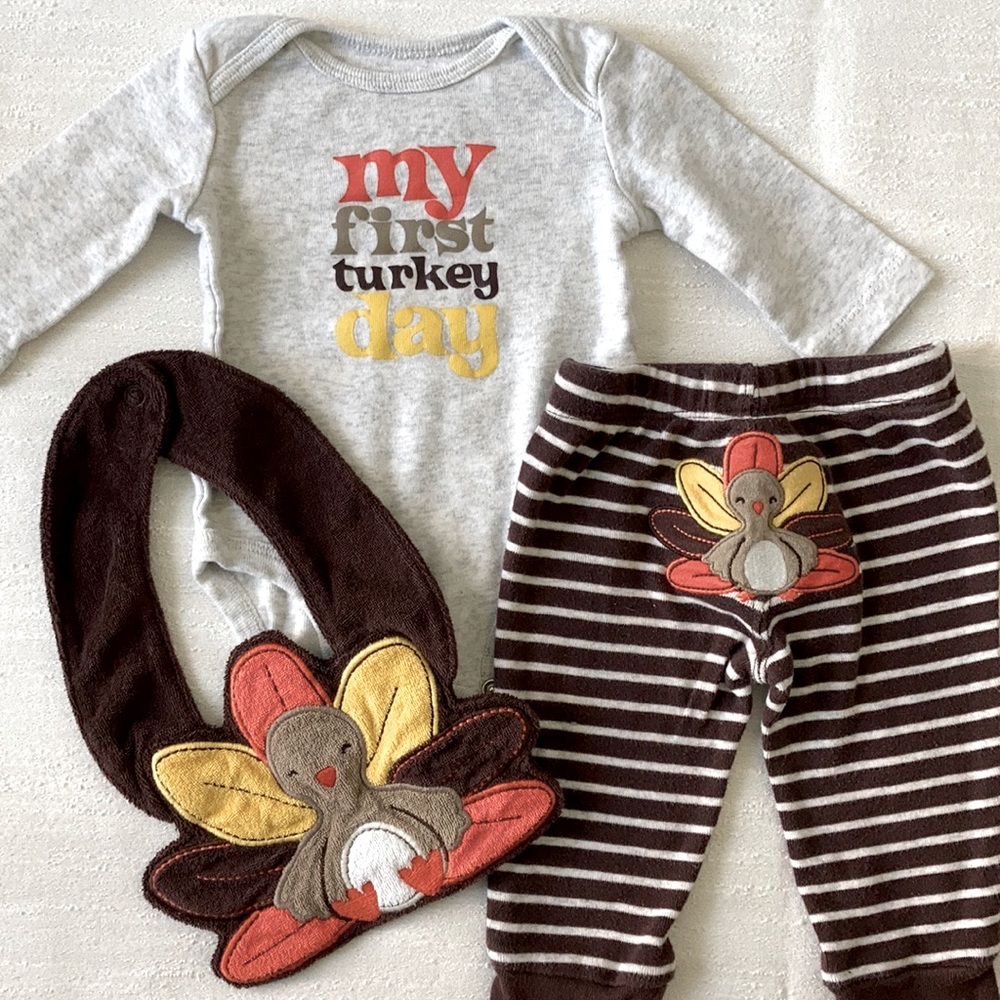 Carter’s Matching Set Thanksgiving 3 Month